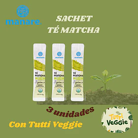Té Matcha Sachet Orgánico (3u) Manare