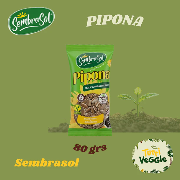 PIPONA TOSTADA SALADA 80g