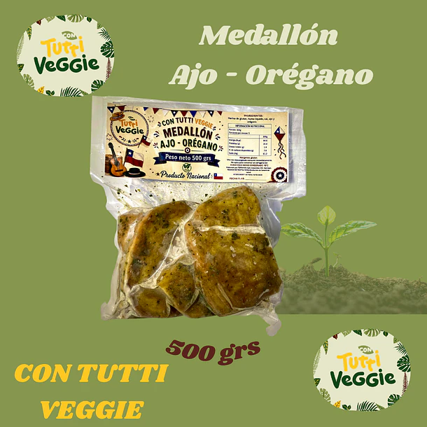 Medallón Ajo - Orégano 500grs
