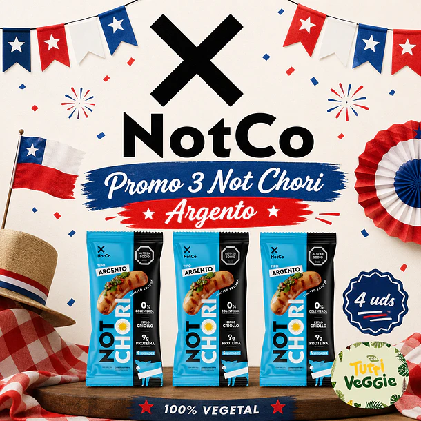 Chorizo  NotChori Argento (240grs c/u)