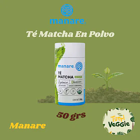 Manare Té Matcha En Polvo Orgánico 50 G