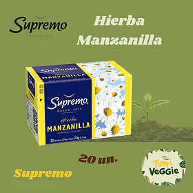Hierba Manzanilla Supremo 20 un.