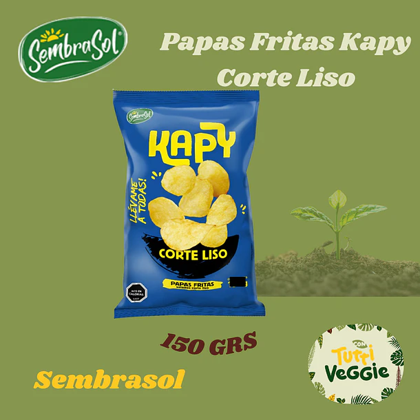 KAPY PAPAS CORTE LISO 150 GRS