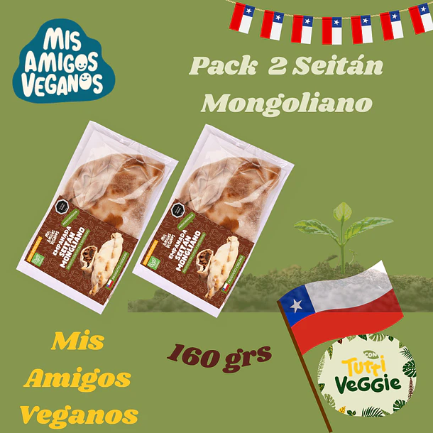 Pack 2 Empanadas Seitán Mongoliano