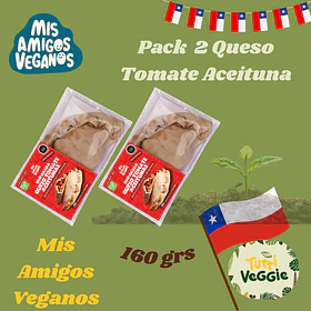 Pack 2 Empanadas Queso Tomate Aceitunas 