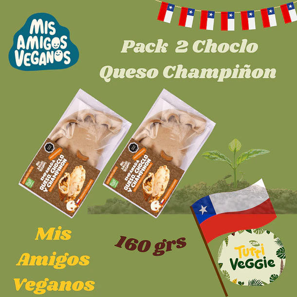 Pack 2 Choclo Queso Champiñón 