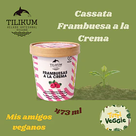 Cassata Frambuesas a la crema 473ml