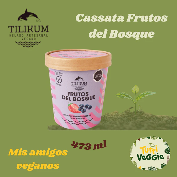 Cassata Frutos del Bosque 473ml