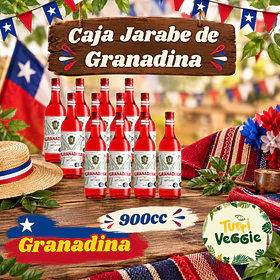 Jarabe de Granadina 900 cc 12 unidades