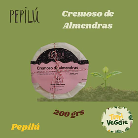 Queso Cremoso de Almendras 200grs Pepilú