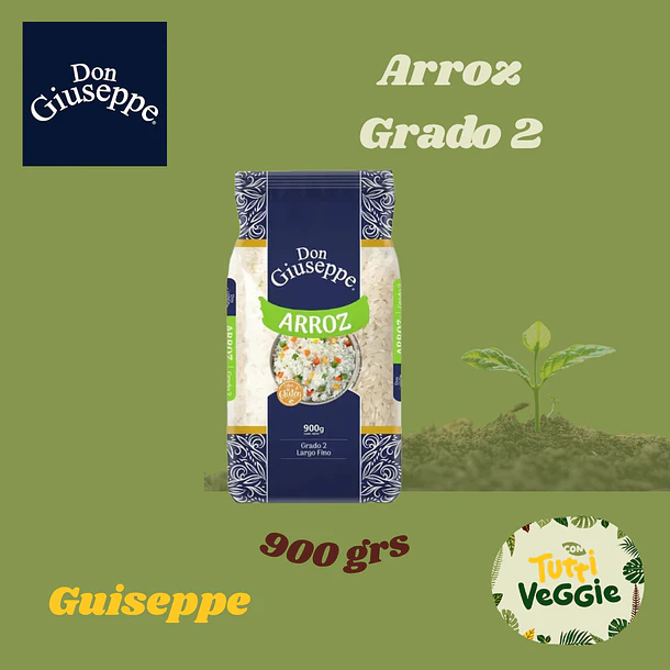 Arroz Grado 2 Grano Largo Don Guiseppe 900 g