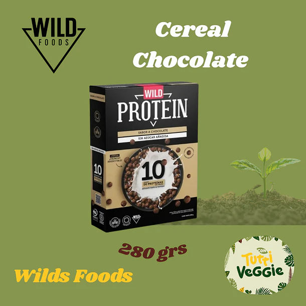 Wild Protein Cereal Chocolate 280grs