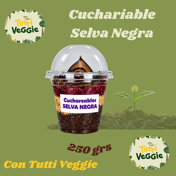 Cuchariable Vegano Selva Negra 250grs