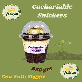 Cuchariable Vegano Snickers 250grs