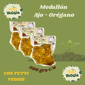 Pack 3 Seitán Ajo - Orégano 500 grs c/u