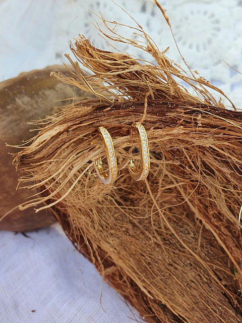Argolla ovalada circonitas