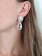 Aros con circonitas y cristal transparente - Miniatura 5