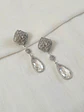 Aros con circonitas y cristal transparente - Miniatura 1