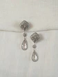 Aros con circonitas y cristal transparente - Miniatura 2