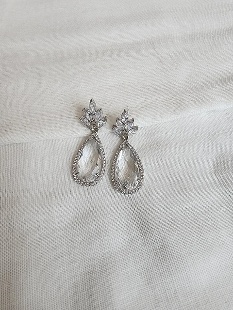 Aros circonita y cristal