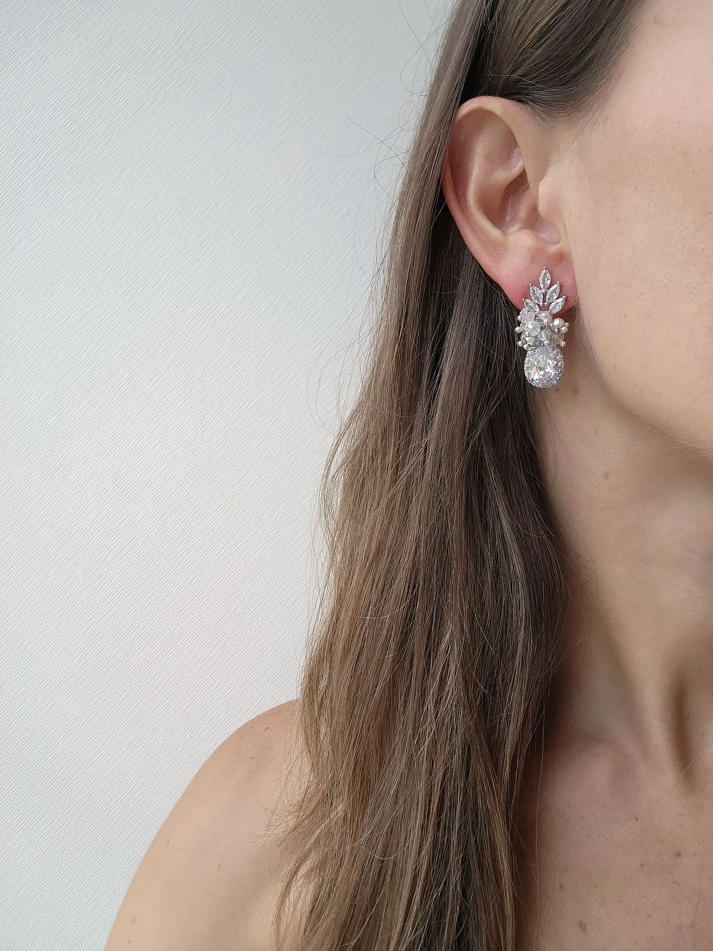 Aros con circonitas y racimo 4