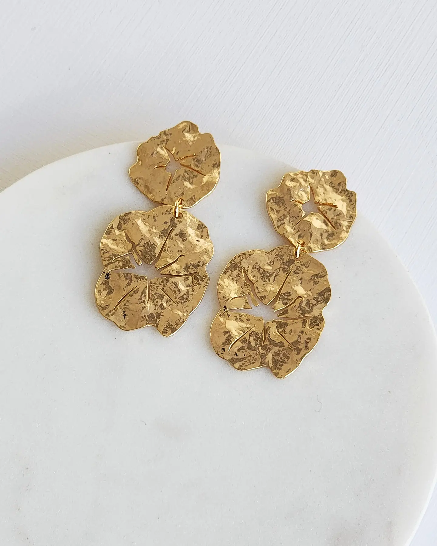 Aros doble flor circular 1