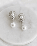 Aros base vintage y perla
