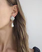 Aros base vintage con perla barroca de fantasía - Miniatura 3