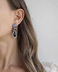 Aros azul con racimo - Miniatura 2