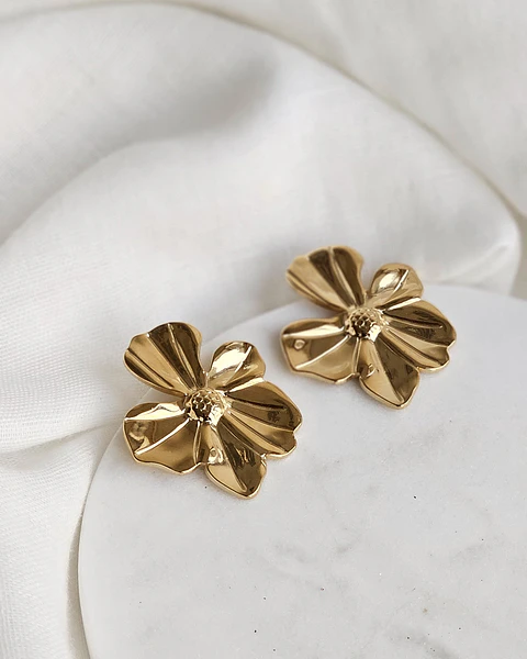 Aros Flor grande