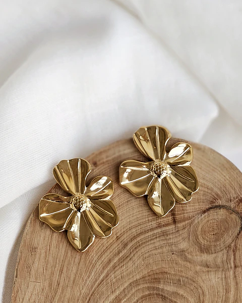 Aros Flor grande