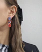 Aros azules y rojo con racimo - Miniatura 3