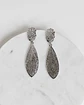 Aros hoja alargada silver - Miniatura 1