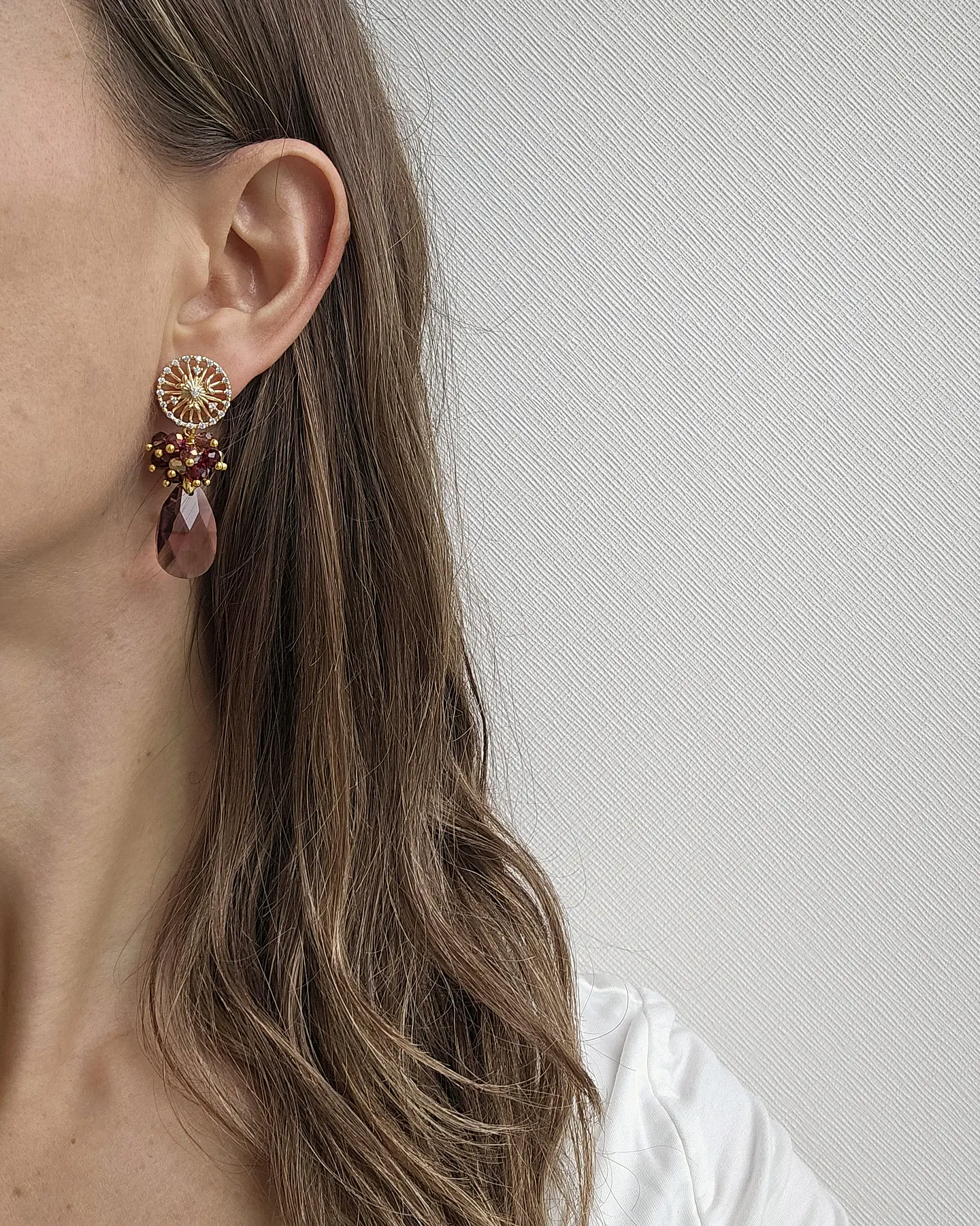 Aros mandala racimo burdeo 3