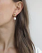 Aros vintage con perla natural - Miniatura 4