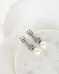 Aros circonitas con perla natural - Miniatura 1