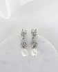 Aros circonitas con perla natural - Miniatura 4