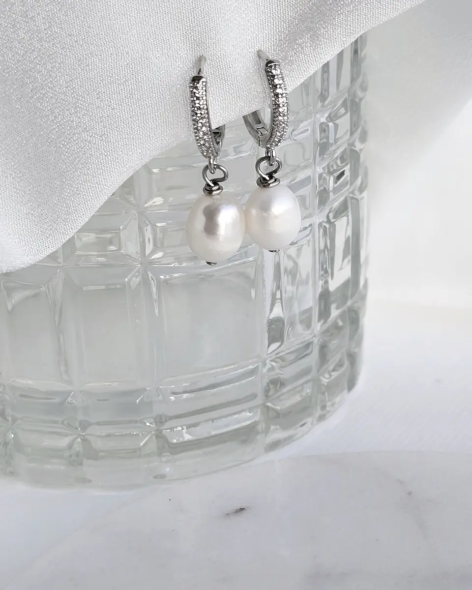 Argolla circonitas y perlas silver 1
