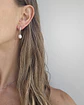 Argolla circonitas y perlas silver - Miniatura 4