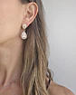 Aros circonita con gota de circonita - Miniatura 3