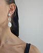 Aros perla cristal y perla - Miniatura 3