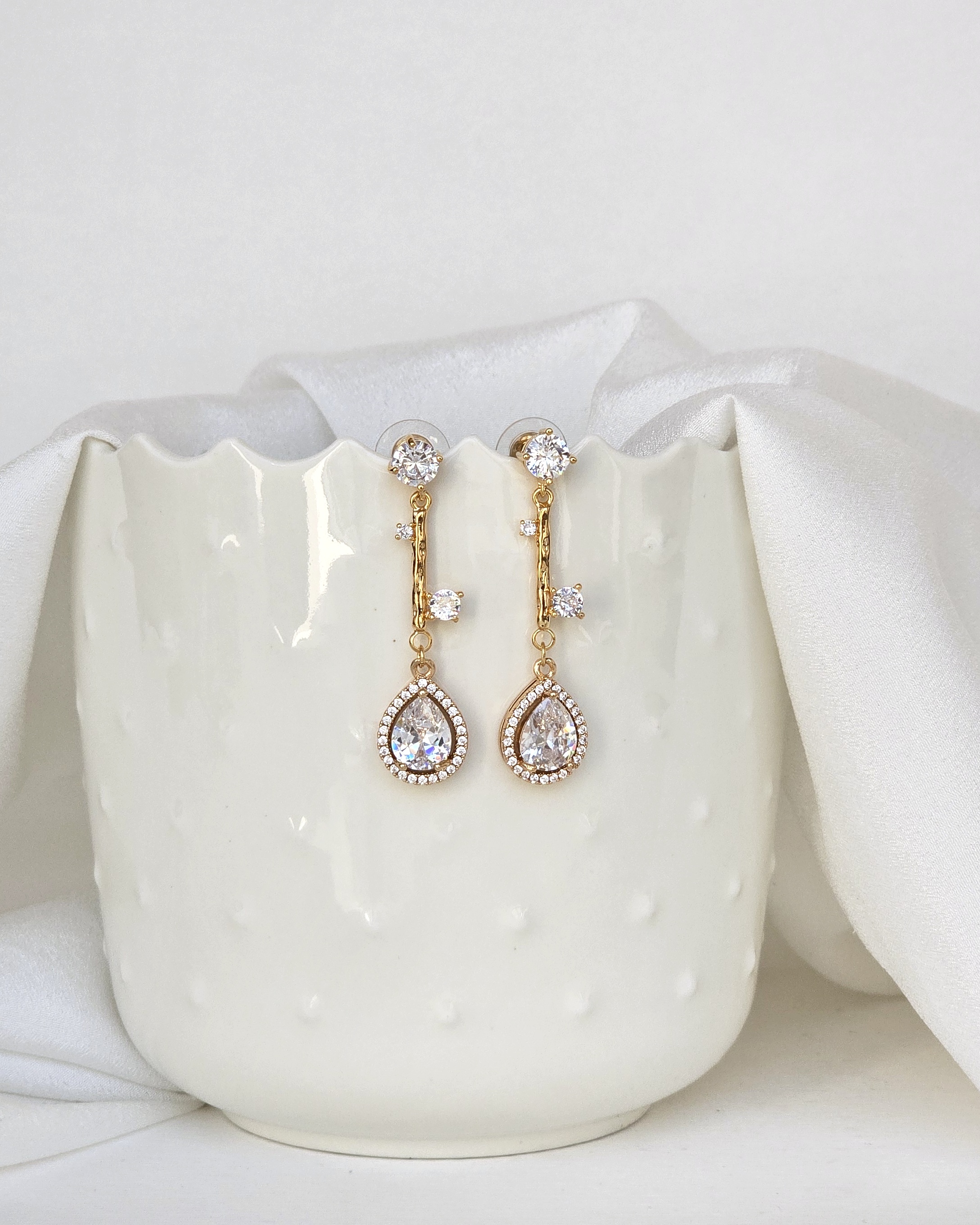Aros circonita elegance gold