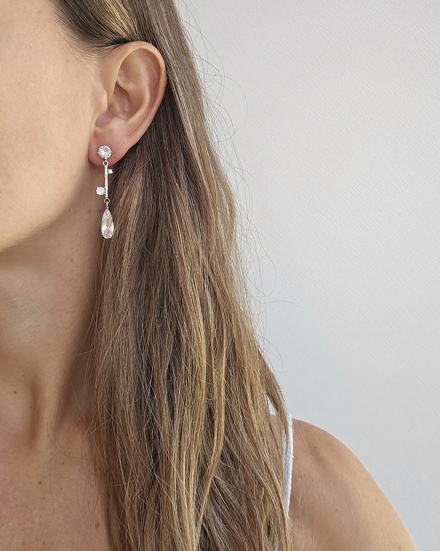 Aros circonita elegance silver 3