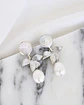 Aros perla hoja perla silver - Miniatura 1