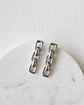Aros tipo cadena silver - Miniatura 2