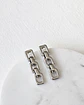 Aros tipo cadena silver - Miniatura 1