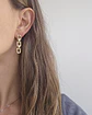 Aros tipo cadena gold - Miniatura 3