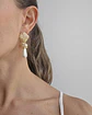 Aros vintage con perla y racimo gold - Miniatura 2