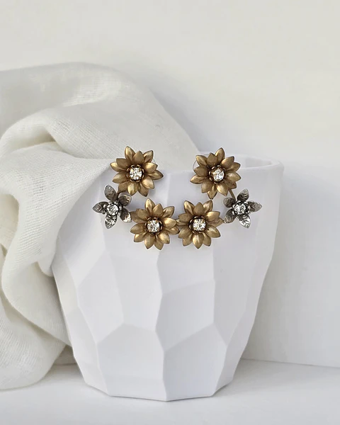Aros tres flores