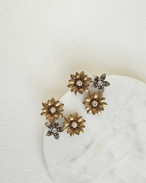 Aros tres flores